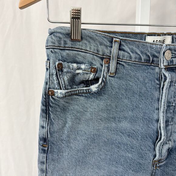 Agolde Nico Jeans Womens Size 28 Raw Hem - Picture 8 of 12